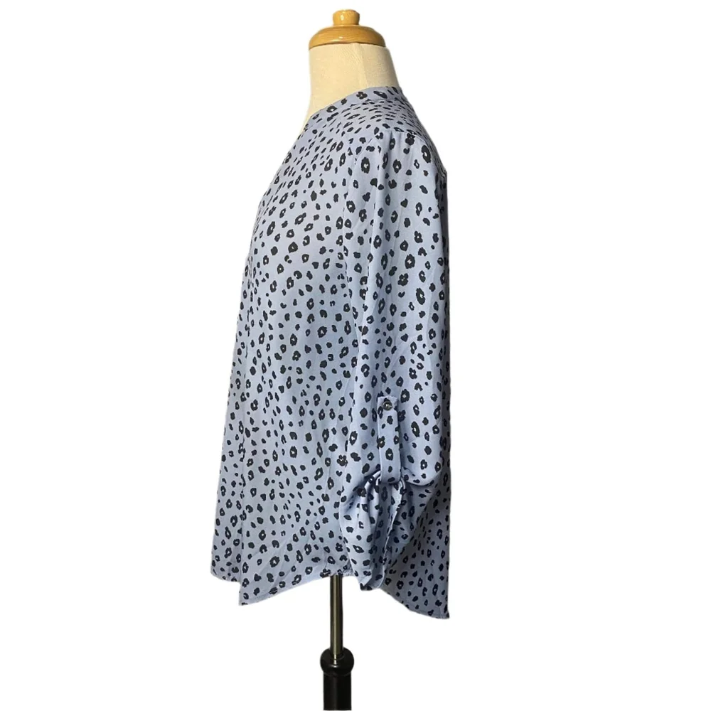 (1026) blue Lush Ls Shirt, Large - Picture 2 of 7